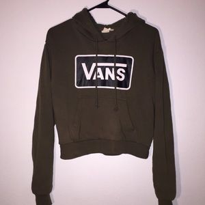 Vans cropped hoodie